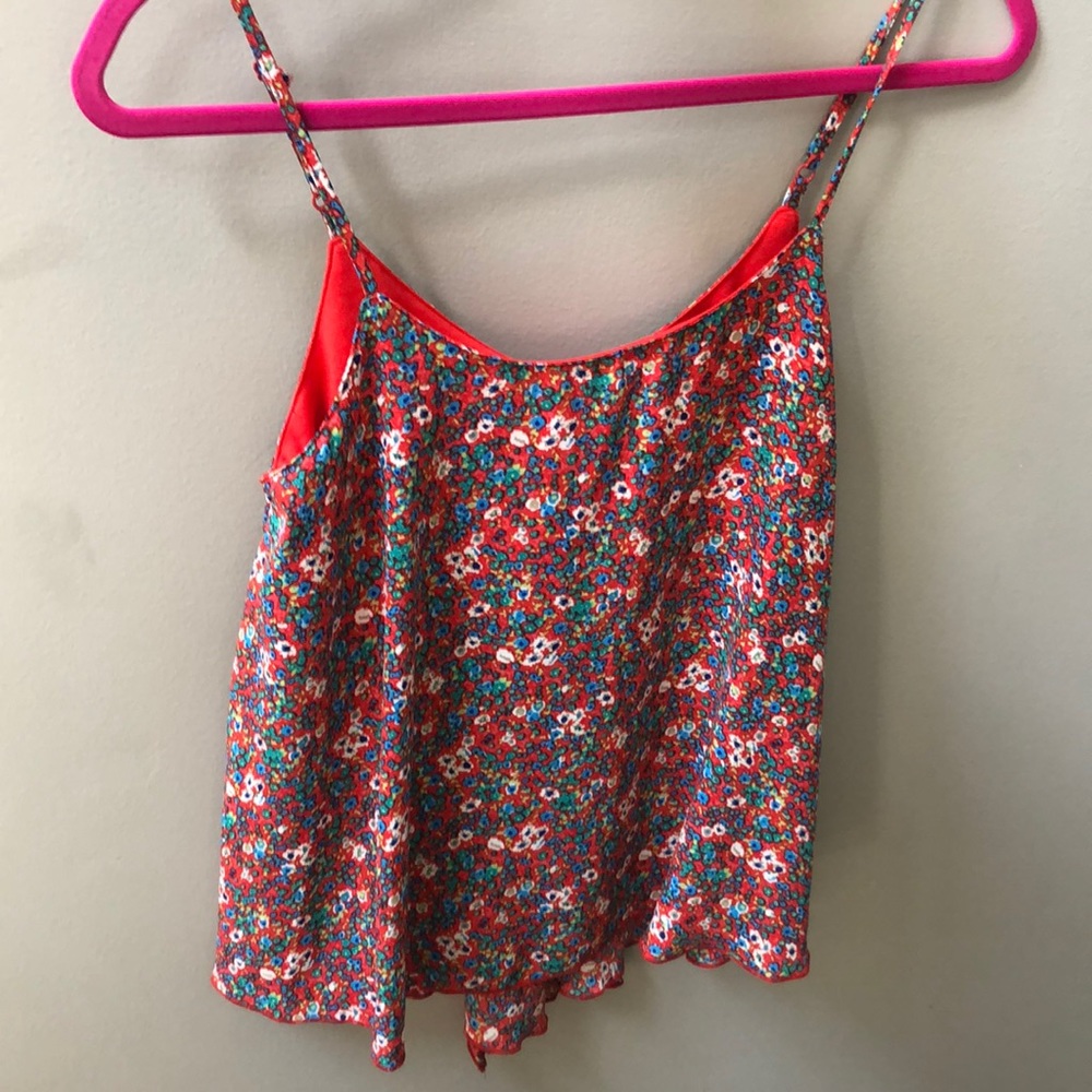 Floral tank top